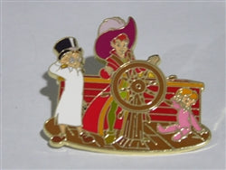 Disney Trading Pin 152631 Peter, John and Michael - Hooks Ship