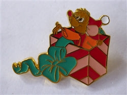 Disney Trading Pin 152770 Loungefly - Jaq in Gift Box - Holiday
