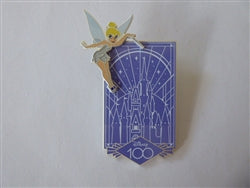 Disney Trading Pin 152794 Tinker Bell - Disney 100 - Platinum Celebration