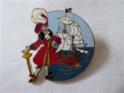 Disney Trading Pins 153582 Captain Hook - Peter Pan - 70th Anniversary - Mystery