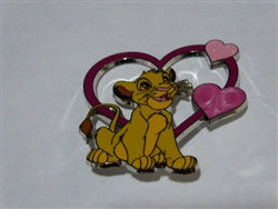 Disney Trading Pin 154119 DLP - Simba - The Lion King - Valentine