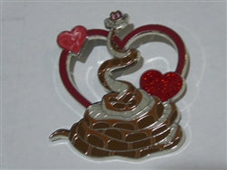 Disney Trading Pin 154127 DLP - Kaa - Junglebook - Valentine
