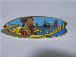 Disney Trading Pins 154617 Uncas - Lilo & Stitch Hammock - Lilo & Stitch Surfboard Portraits - Mystery