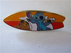 Disney Trading Pin 154618 Uncas - Stitch with Botttle - Lilo & Stitch Surfboard Portraits - Mystery