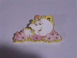 Disney Trading Pin 154683 Loungefly - Mrs. Potts & Chip - Princess Cherry Blossoms Sidekicks - Mystery - Beauty and the Beast