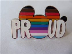 Disney Trading Pins 155721 Rainbow - Mickey Head - Proud