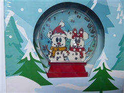 Disney Trading Pin 156246 Loungefly - Mickey and Minnie - Snowmen - Snow Globe