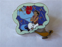Disney Trading Pins 156378 DS - Genie and Aladdin - Red Lips - Aladdin - 30th Anniversary - Mystery