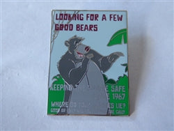 Disney Trading Pins 156673 Baloo - Jungle Book - Heroes vs. Villains - Looking for a Few Good Bears