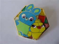 Disney Trading Pin 156890 DPB - Ducky and Bunny - Toy Story - Stained Glass