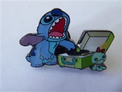 Disney Trading Pin 156946 Loungefly - Stitch & Scrump Record Player - Summer - Mystery - Lilo & Stitch