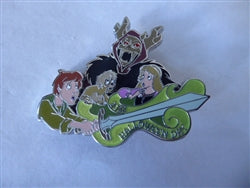 Disney Trading Pin 157212 WDW - Horned King, Taran, Gurgi and Eilonwy - Black Cauldron - Halloween