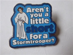 Disney Trading Pin 157912 Leia - Arent You A Little Short for a Stormtrooper - Star Wars - Movie Quote - Mystery