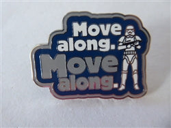 Disney Trading Pins 158262 Stormtrooper - Move Along - Star Wars - Movie Quote - Mystery