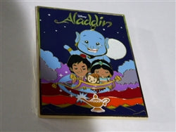 Disney Trading Pin 158534 PALM - Aladdin - Movie Poster - Jasmine, Abu, Genie, Magic Carpet