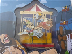 Disney Trading Pin 158726 Loungefly - Minnie and Mickey - Brave Little Tailor Carousel - Slider