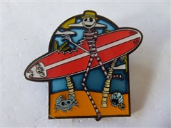 Disney Trading Pin 159036 Loungefly - Jack with Surfboard - Nightmare Before Christmas - Summer - Stained Glass - Mystery