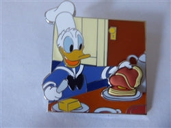 Disney Trading Pins 160067 DIS - Donald Duck - Three for Breakfast - Buttering Pancakes - Food D