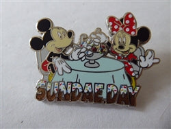 Disney Trading Pin 160095 Mickey and Minnie - Sundae Day