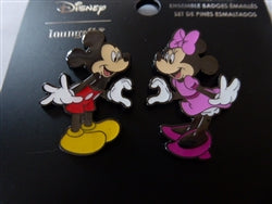 Disney Trading Pins 160198 Loungefly - Mickey and Minnie - Making Heart