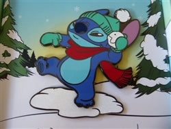 Disney Trading Pin 160260 Loungefly - Stitch Throwing Snowball - Lilo & Stitch - Jumbo