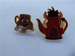 Disney Trading Pin 160381 Loungefly - Timon & Pumbaa Set - Character Tea - Mystery - Lion King