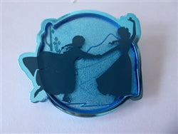 Disney Trading Pin 160419 DL - Elsa and Anna - Frozen - Metal Magic