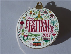 Disney Trading Pins 160500 DCA - Festival of the Holidays - 2023 - Ornament