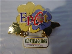 Disney Trading Pins 1607 WDW - Epcot Flower & Garden Festival Logo Pin (2000)