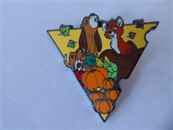 Disney Trading Pins 160907 Loungefly - Todd and Copper - Thanksgiving - Character Holiday - Mystery - Fox and the Hound