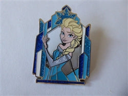Disney Trading Pin 161225 Uncas - Elsa - Frozen - Glitter Frame - Snowflake