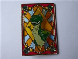 Disney Trading Pin 161416 Pink a la Mode - Rex - Toy Story - Pixar Stained Glass - Wave 1