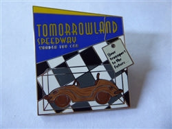 Disney Trading Pins 161551 Tomorrowland Speedway - Wooden Toy Car - Stocking Stuffers - Holiday - Mystery