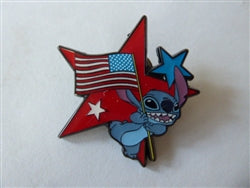 Disney Trading Pin 161570 Loungefly Stitch - Holidays - 4th of July - Flag - Stars - Mystery - Lilo and Stitch