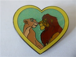 Disney Trading Pins 161638 Loungefly - Nala & Simba - Lion King - Animal Couples Heart - Mystery