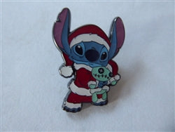 Disney Trading Pin 161935 Loungefly - Santa Stitch with Scrump - Holidays - Christmas - Mystery - Lilo and Stitch