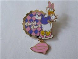 Disney Trading Pin 162513 Japan - Daisy Duck - Pink and Blue Checkerboard - Pink Shoe - Dangle