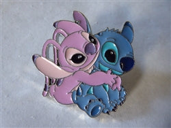 Disney Trading Pin 162685 Stitch and Angel - Hug - Lilo and Stitch The Series