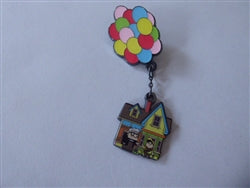 Disney Trading Pins 162885 Loungefly - Carl and Russell - Pixar UP - House, Balloons - Dangl