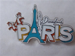 Disney Trading Pin 162937 DLP - Chip and Dale - Disneyland Paris - Jumbo