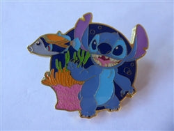 Disney Trading Pin 163083 Loungefly – Stitch – Underwater with Trigger Fish and Coral - Lilo and Stitch
