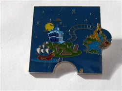Disney Trading Pin 163393 Loungefly - Disneyland 65th Anniversary Puzzle - Mystery - Splash Mountain, Haunted Mansion
