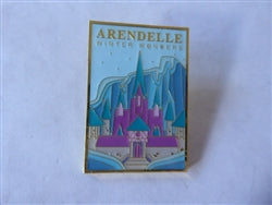 Disney Trading Pin 163661 Loungefly - Arendelle - Winter Wonders - Travel Poster - Castle - Frozen