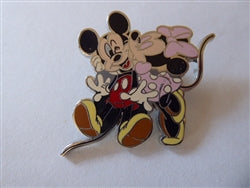 Disney Trading Pin 163909 Loungefly - Minnie Giving Mickey A Kiss - Date Night - Mystery