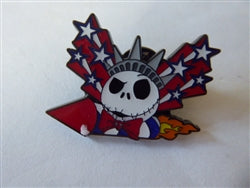 Disney Trading Pin 164263 Loungefly - Jack Skellington - Fourth of July - Holiday Mystery - Nightmare Before Christmas