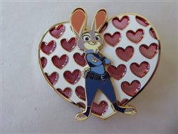 Disney Trading Pin 164901 DSSH - Judy Hopps - Valentine's Day Hearts - Stained Glass - Zootopia
