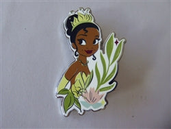 Disney Trading Pin 165091 DLP - Tiana - Water Lily - Princess Floral - Princess and the Frog