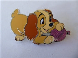 Disney Trading Pin 165162 PALM - Lady as a Puppy - Playing with Yarn Ball - Lady and the Tramp
