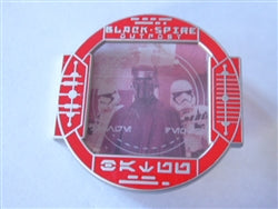 Disney Trading Pin 165274 WDW - Kylo Ren and Stormtroopers - First Order Scouting - Black Spire Outpost - Monthly - Star Wars Galaxy's Edge - Red