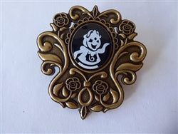 Disney Trading Pin 165293 DLP - Cogsworth - Scuplted Silhouette - Beauty and the Beast